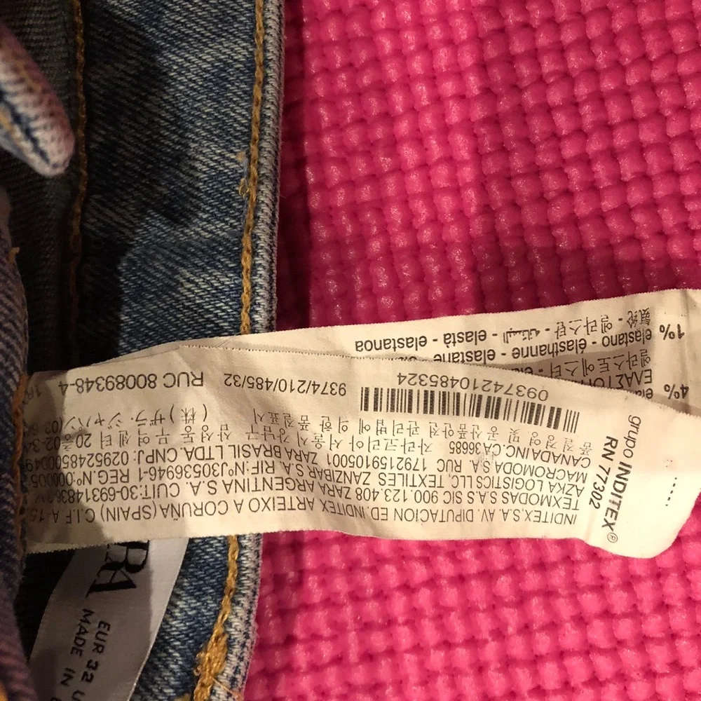 ZARA high rise jeans, size 0 - Picture 12 of 13